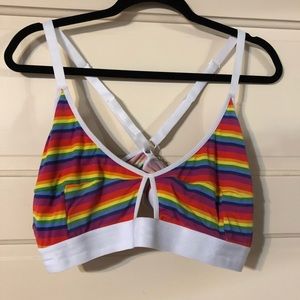 TomboyX Pride Rainbow MicroMidal Bralette
